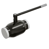 Кран шаровой полнопроходной под приварку, серии TL31-W, Tafline (Тафлайн), DN100 PN25, стальной, с рукояткой