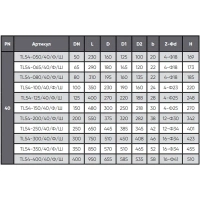 Клапан обратный шаровой фланцевый серии TL54, Tafline (Тафлайн), DN100 PN40 Тафлайн