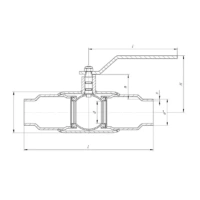 Кран шаровой полнопроходной под приварку, серии TL31-W, Tafline (Тафлайн), DN100 PN25, стальной, с рукояткой Тафлайн